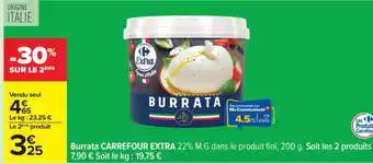 Carrefour Burrata CARREFOUR EXTRA offre
