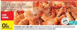 Carrefour Crevette rose cuite ASC offre