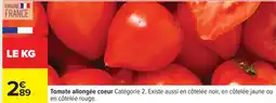 Carrefour Tomate allongée coeur offre