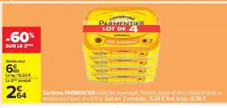 Carrefour Sardines Parmentier offre