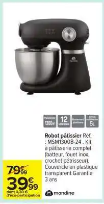 Carrefour Robot pâtissier offre