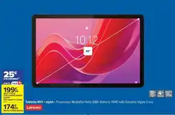 Carrefour Tablette M11 + stylet offre