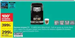 Carrefour Expresso broyeur Réf. : ECAM22.140.B MagnificaS offre