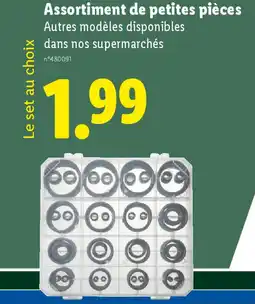 Lidl Assortiment de petites pièces offre