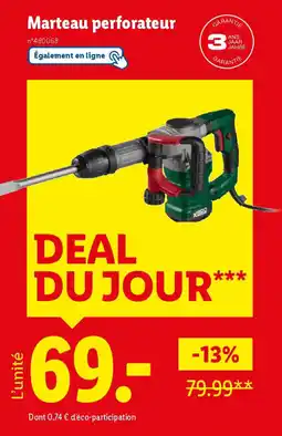 Lidl Marteau perforateur offre