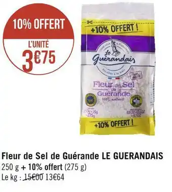 Géant Casino Le guerandais fleur de sel de guérande offre