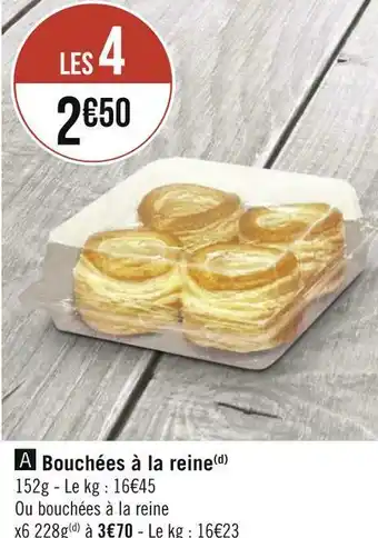 Géant Casino Bouchées à la reine offre