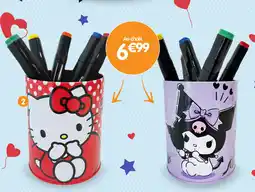b&m Hello Kitty Set pot à crayons + 5 marqueurs offre