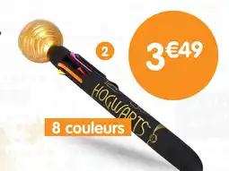 b&m Hogwarts Stylo 8 couleurs offre