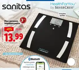 Lidl SANITAS Pèse-personne impédancemètre offre
