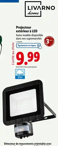 Lidl Projecteur extérieur à LED offre