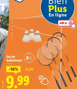 Lidl Set de badminton offre
