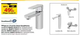 Castorama GoodHome Mitigeur chromé Aisai offre