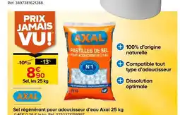 Castorama Axal Sel régénérant pour adoucisseur d’eau 25 kg offre