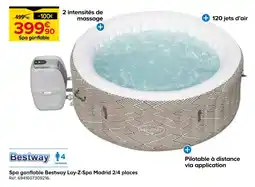 Castorama Bestway Spa gonflable Lay-Z-Spa Madrid 2/4 places offre