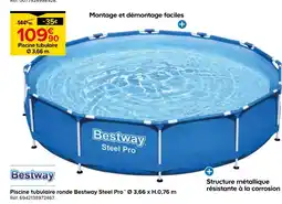 Castorama Bestway Piscine tubulaire ronde Steel Pro offre
