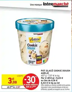 Intermarché Express Signal - pot glacé cookie dough offre