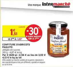 Intermarché Express Paquito - confiture d'abricots offre