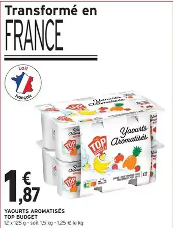 Intermarché Express Top budget - yaourts aromatises offre