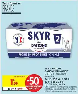 Intermarché Express Danone - skyr nature offre