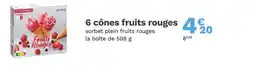 Picard PICARD 6 cônes fruits rouges offre