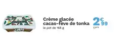 Picard Les Tropéziennes Crème glacée cacao-fève de tonka offre