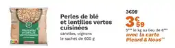 Picard PICARD Perles de blé et lentilles vertes cuisinées offre