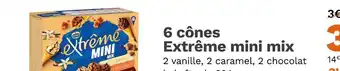 Picard NESTLÉ 6 cônes extrême mini mix offre