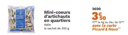 Picard PICARD Mini-coeurs d'artichauts en quartiers offre
