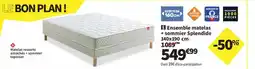 Conforama Ensemble matelas + commier spienaidée offre