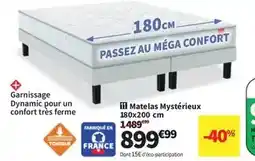 Conforama Matelas mystérieux 180x200 cm offre