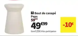 Conforama Bout de canapé peps offre