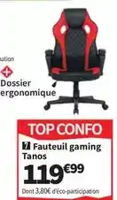 Conforama Fauteuil gaming tanos offre