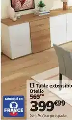 Conforama Table extensible offre