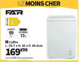 Conforama FAR Coffre offre
