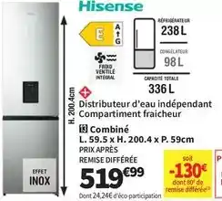 Conforama Hisense - combiné offre