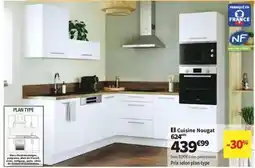 Conforama Cuisine nougat offre