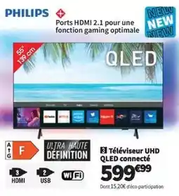 Conforama Philips - téléviseur uhd qled connecté offre