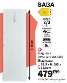 Conforama SABA Armoire offre