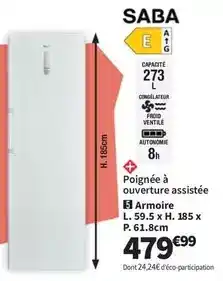 Conforama Saba - armoire offre