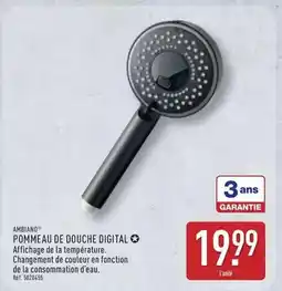 ALDI Pommeau de douche digital offre