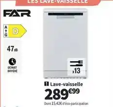 Conforama Far - lave-vaisselle offre