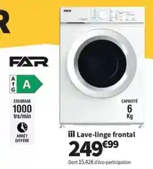 Conforama Far - lave-linge frontal offre