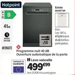Conforama Hotpoint Lave vaisselle offre