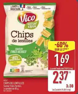 ALDI Bien - chips de lentilles offre