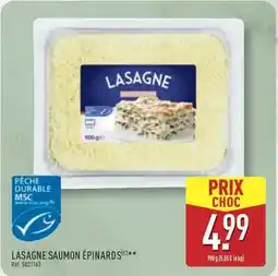 ALDI Durable - lasagne saumon epinards offre