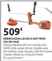 Rural Master Debroussailleuse a batterie 520 irx nue offre