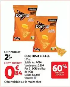 Auchan Supermarché Doritos - x cheese offre