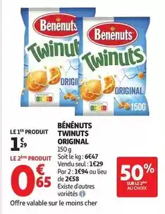 Auchan Supermarché Bénénuts - twinuts original offre
