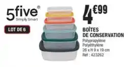 La Foir'Fouille Simply - boîtes de conservation offre